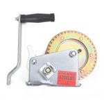 1200lbs Manual Boat Marine Trailer Caravan Hand Powered Winch + 10M Wire Cable