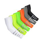 1Pair Spandex Reflective Arm Warmers UV Protection Arm Covers Running