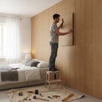 Composite Panel for Indoor Wall Cladding and Interior Decoration, for Bedrooms