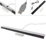 Sensor Bar Fit For Nintendo Wii / Wii U With Stand  USB Wired Infrared Receiver