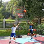 Basketball Hoop Outdoor Indoor, 210-260cm Adjustable Basketball Hoop Refurbished