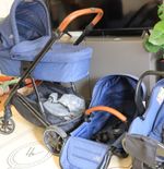 Britax Romer Strider M Pram Pushchair with Attachments Bassinet Toddler Seat 