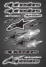 ALPINESTARS x 14 Logos Sponsors Stickers Decals