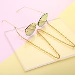 Reusable Golden Glasses Holder Strap Eyewear Retainer for Running Hiking Cycling