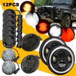 LED Lights For Land Rover 90/110 Defender Fog Reverse Side Light Indicator Lamp