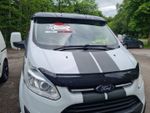 FORD TRANSIT CUSTOM 2012-2024 Black External Sun Visor Solid Acrylic