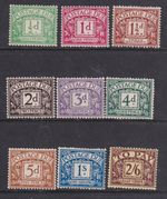 D10-D18 1924 Postage Due Set M/MINT(314/61)