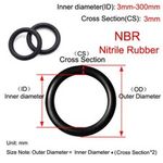 Metric Nitrile Rubber O Ring Oring Oil Seals 3mm Cross Section 3mm-300mm ID