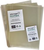 Photograph Protection Sleeves, Archive Standard, Acid Free, A4, 300 X 214 Mm, 40