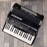Hohner Bravo III Chromatic 80 Bass Piano Accordion Black + Bag, Straps