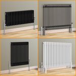 Horizontal Traditional 2 3 4 Column Designer Radiator Cast Iron Style Rads UK