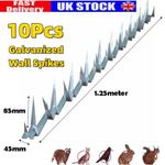 10Pcs Galvanized Wall Spikes Security Outdoor Wall Anti Climb Fencing Spikes