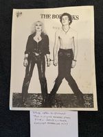 Sex Pistols/ Sid & Nancy Original 1977 Anabas Ltd Black & White Photograph