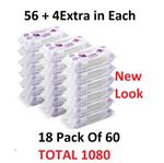 Sensitive Baby Wipes 1080 Wipes, Unscented, 18 Pack of 60 Previously a Mama Bear