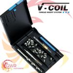 Metric V-Coil Thread Repair Kit - Compatible with Helicoil - Wire Thread Inserts