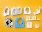 Talon Hinged Pipe Clips - Lock  MDPE- SPACERS REDUCER ALL SIZE