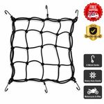 6 Hook Cargo Net for Motorcycle Helmet Luggage Storage Net and Cycle Bike