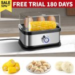 Dayplus 6 Egg Cooker Electric Poacher Boiler For Soft Medium or Hard Boiled Eggs