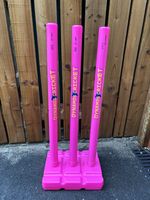 Dynamos Pink Plastic Cricket Stumps