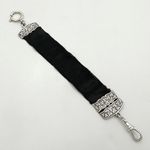 EDWARDIAN LADIES WATCH HANGER STERLING SILVER MOUNTED Birmingham 1901 J Cook