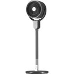Vybra Standing Pedestal Fan, Quiet Electric Cooling Floor Fan - Black