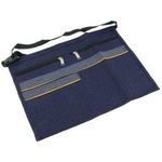 Strong Denim Money Bag Market Trader Car Boot Cash Apron Pouch Adj Belt 5 Pocket