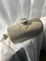 Antique Vintage Stone Hot Water Bottle Bed Warmer Pottery Screw Lid Collectable