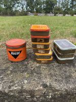 Job Lot Vintage Tins - Rocol Lubricant & Wills Cut Golden Bar, Capstan Tobacco