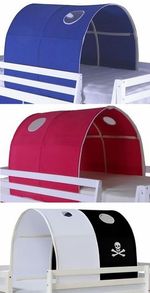 Kids Mid Sleeper Bed Tunnel Tent Canopy – Fun Play Den Attachment