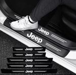 5Pcs Jeep Car Door And boot Sill Protective Strips