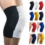 2 PCS Basketball Knee Pads Sports Running Leg Sleeves Compression Brace Support 
