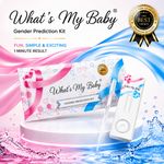 GENDER REVEAL- WHATS MY BABY® Early Gender Prediction Kit-  Girl or Boy