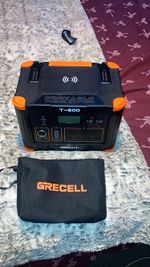 Jackory T-500 Portable Power Generator LED Light Wireless Charger Bag & Cables