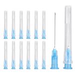 50 Pcs Dispensing Needle 23 Gauge 1.3", Stainless Steel Tips(Blue)