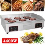 Electric Griddle Flat Countertop BBQ Grill Hot Plate Kitchen Commercial 73cm