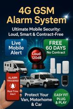 Motorbike-Scooter-Motorcycle-Car Live Alert Alarm Security System +Shock Sensor