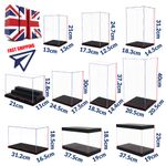 Large Acrylic Display Case Perspex Clear Box Dustproof Action Figure Collectible