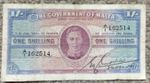 Malta 1 Shilling 1943  P16  aVF