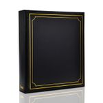 A4 Certificate 3-Ring Binder Slip In 100 Pocket Padded Photo Album Organiser