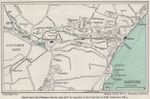 DAWLISH vintage town/city plan. Devon. WARD LOCK 1948 old vintage map chart