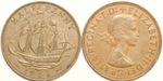 1953 to 1967 Elizabeth II Bronze Halfpenny Your Choice of Date  / Year