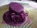 beautiful deep wine  quality Albertsons wedding  hat