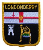 Londonderry Northern Ireland Shield Embroidered Patch