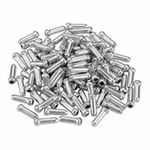 100x SILVER ALLOY CABLE END CAP CRIMP FERRULE TIP WIRE BIKE BICYCLE ROAD