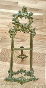 Solid Brass Decorative  Easel 9" Bible Stand Picture Stand Menu Stand Book Stand