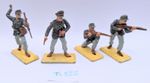 Britains Deetail German Afrika Korps x 4 
