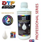 Premium White DTF Ink 1L Pars Anti-Clog Nano Sediment Free for Epson Heads