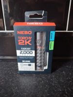 Nebo Torchy 2K MagDock USB Rechargeable 5 Mode LED 2000 Lumens Torch,  Bad Box.