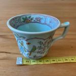 Vintage Adams Calyx Ware Singapore Bird Teacup Oriental Style Floral Design