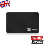 2.5" Hard Drive Enclosure USB 3.0 SATA to USB HDD SSD External Case Caddy Black